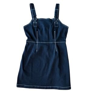 Love + Crazy Jumper Dress 90s Whimsigoth Black Size M